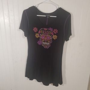 Ladies Trilliogy by Morning Sun skull shirt